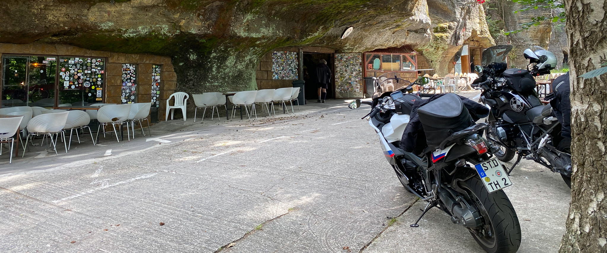 ... und nach Tschechien zur Bikerhöhle